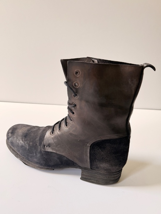 officine creative mens suede and leather boots men\'s sz 42.5 eu or 9.5 US. main image 8